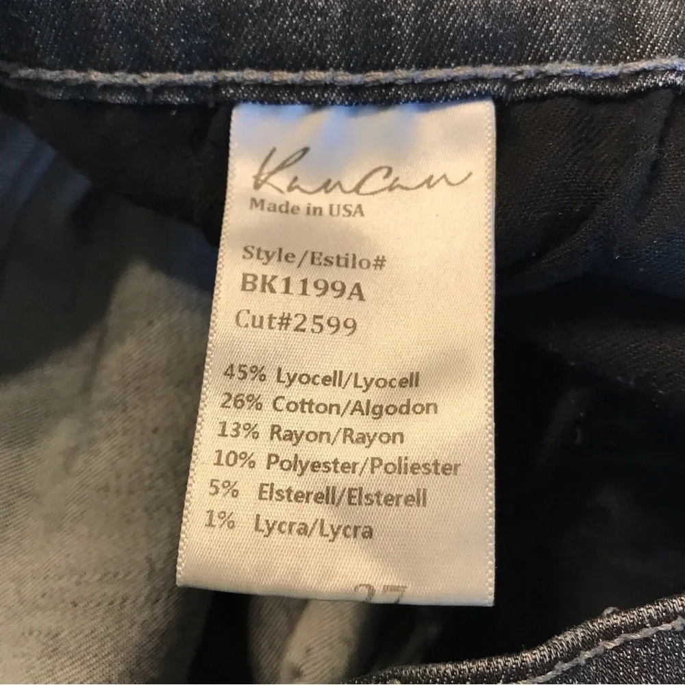 Kancan Mid-Rise Ankle Skinny Stretch Jeans In Aetius Sz 27.
